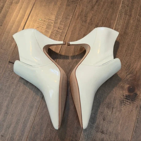 Tory Burch Georgina White Soft Patent no